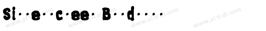 Silverscreen Bold字体转换